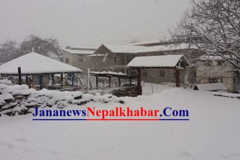 ” हिमाली क्षेत्रमा हिमपातसंगै बिहानैबाट काठमाडौंमा पानी पर्न थाल्यो “