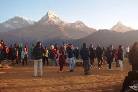 घोडेपानी र पुनहिलमा बढ्दै पर्यटकको संख्या